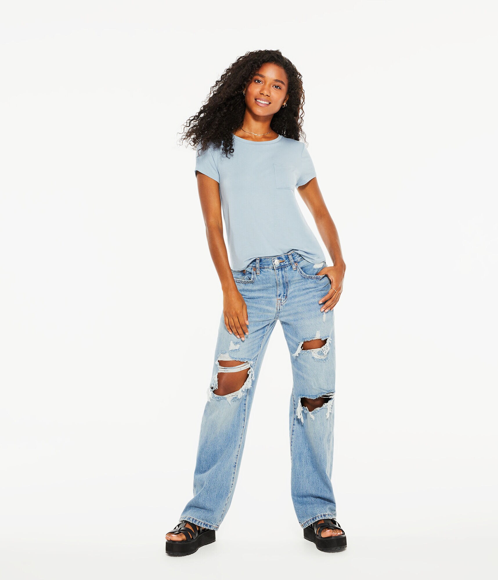 Seriously Soft Crew Pocket Tee