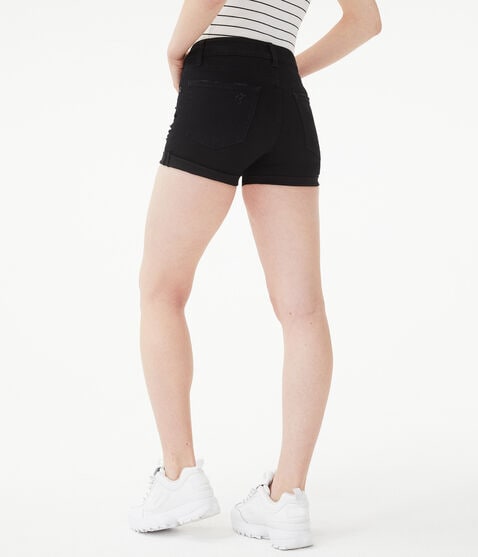 Flex Effects High-Rise Denim Midi Shorts Flex Effects High-Rise Denim Midi Shorts