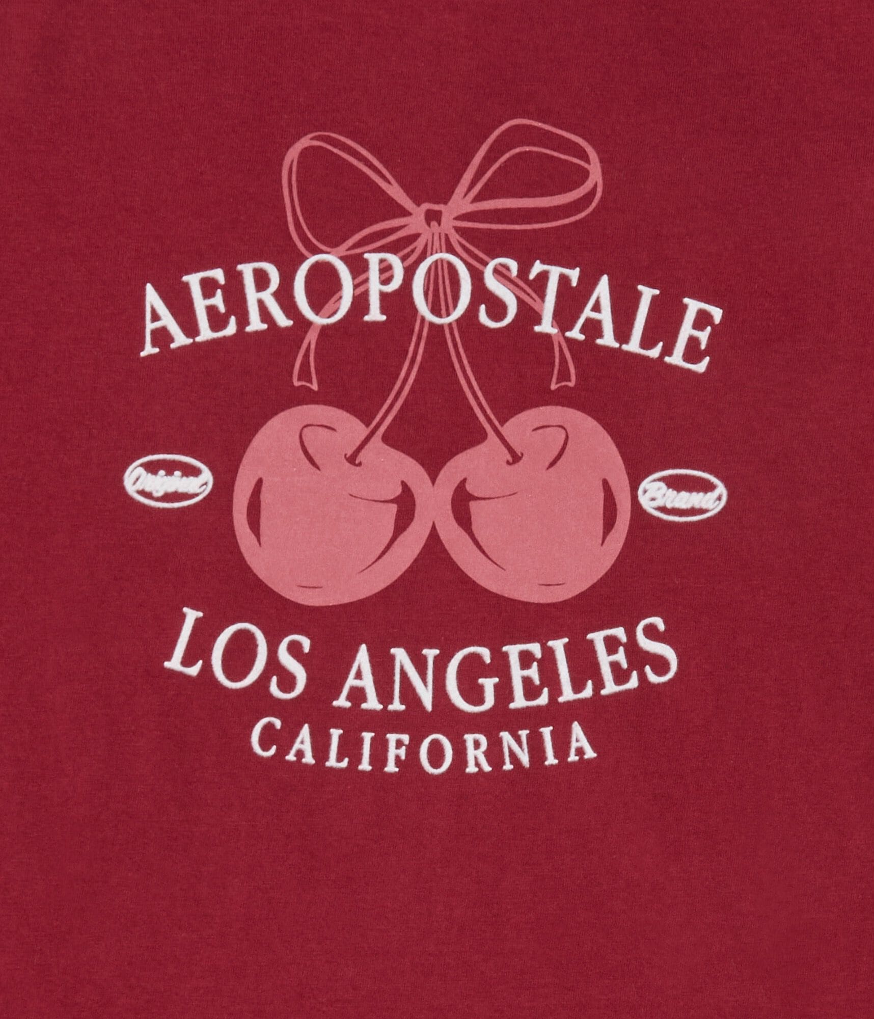Aeropostale Cherries Bow Graphic Tee