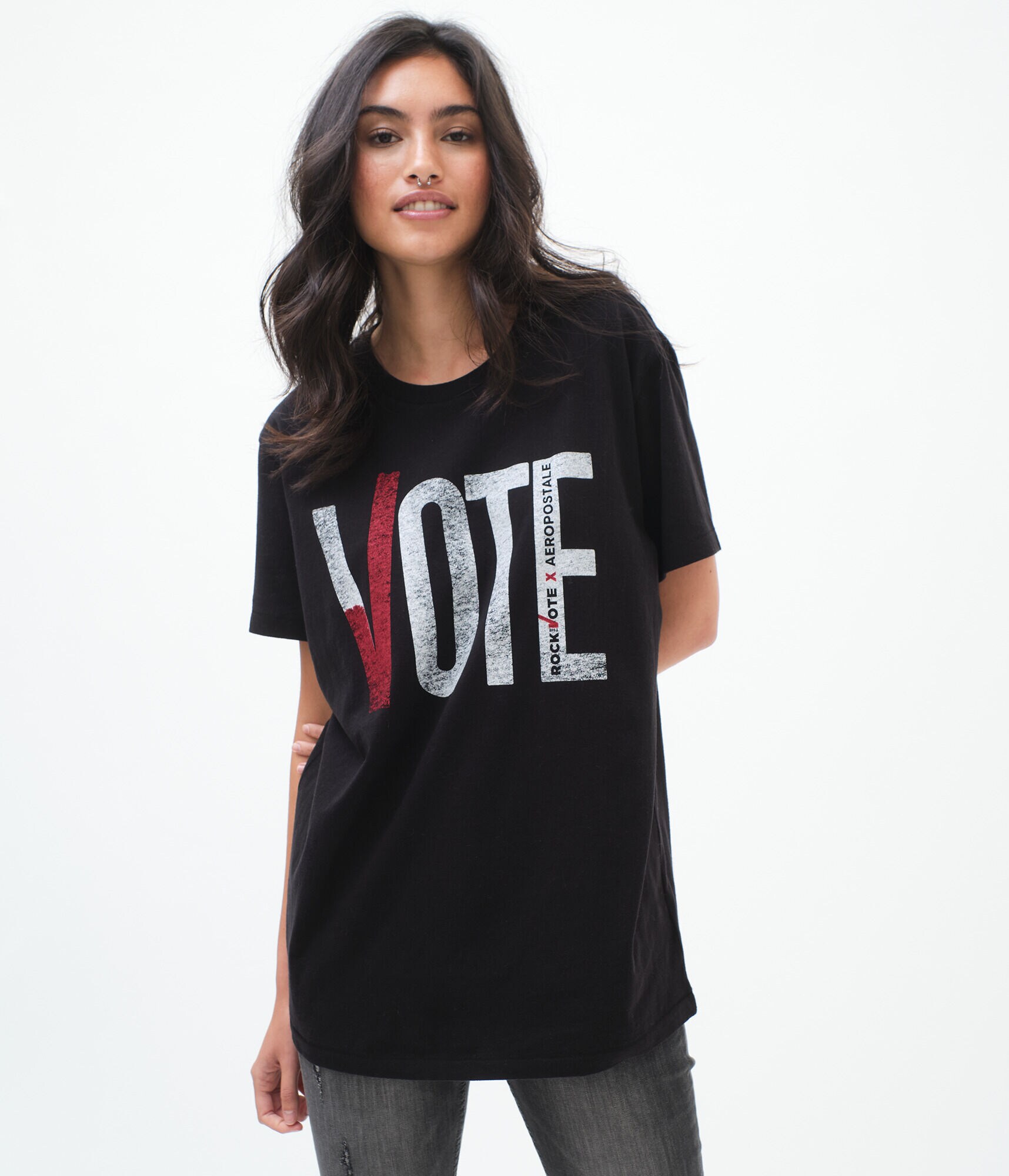 Rock The Vote Check Mark Graphic Tee