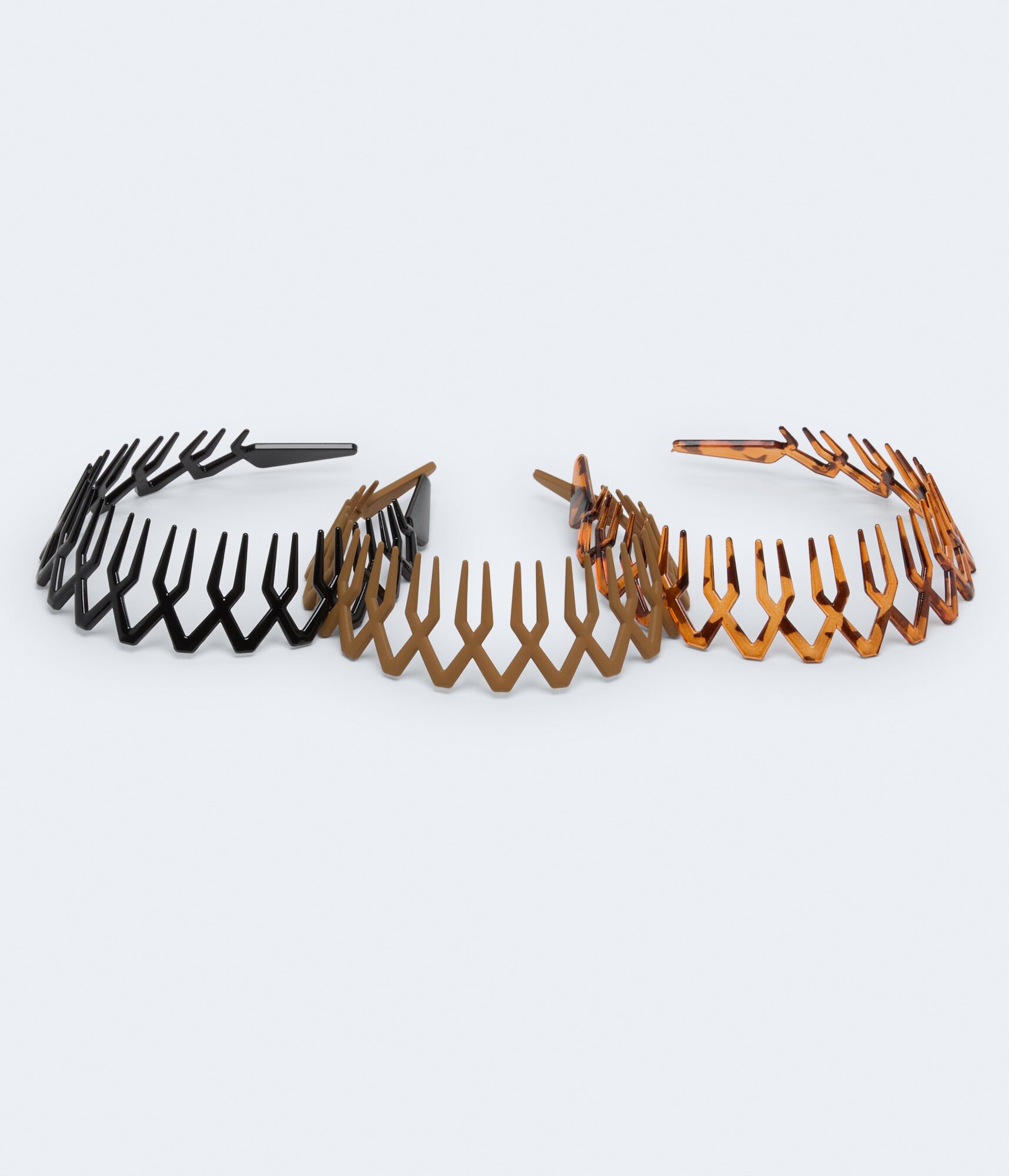 Diamond Comb Headband 3-Pack