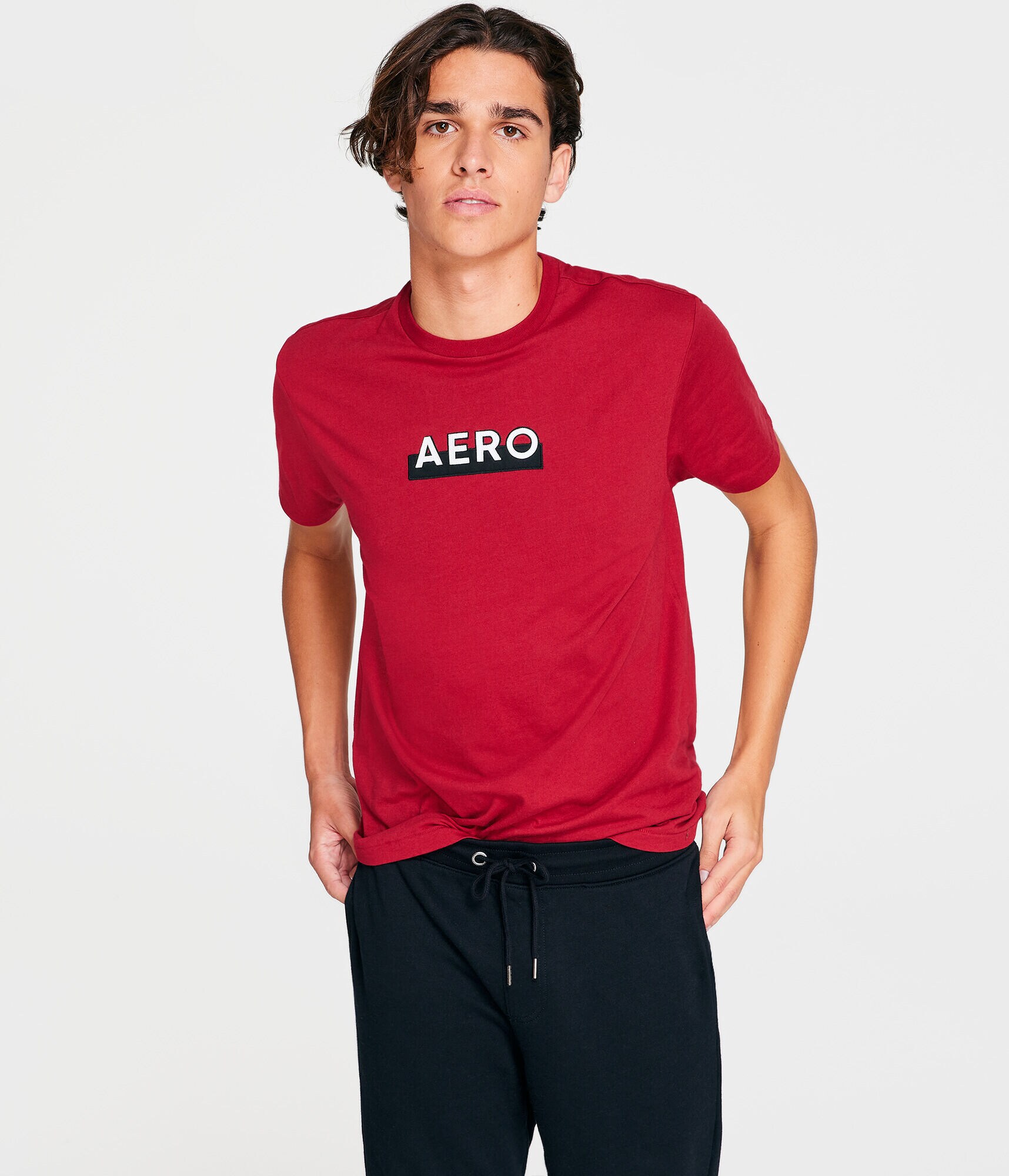 Aero Box Logo Appliqu&eacute; Graphic Tee