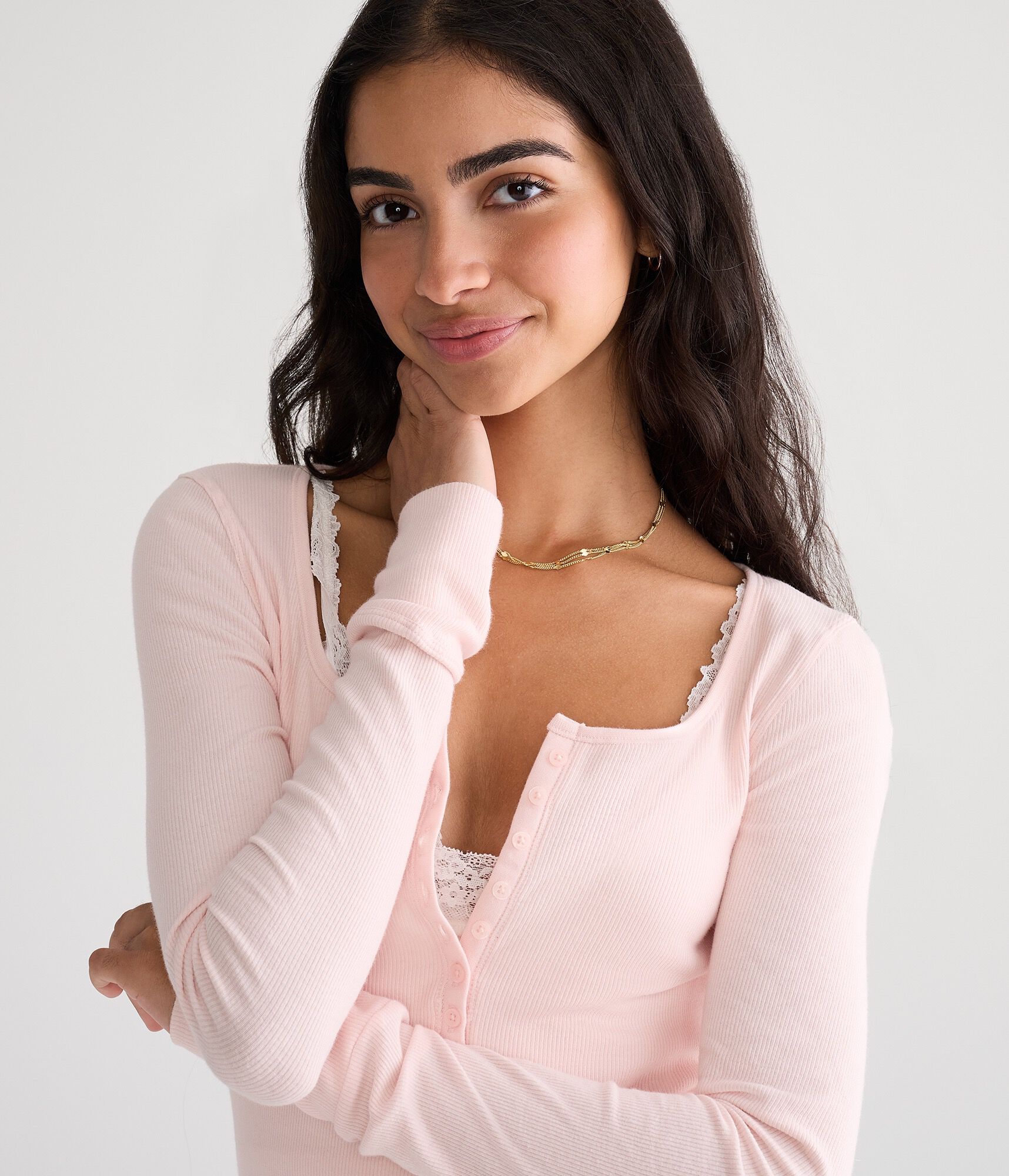 Long Sleeve Seriously Soft Y2K Henley