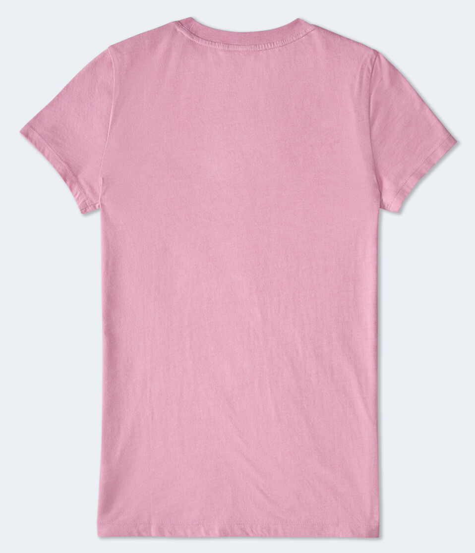 Aeropostale Butterfly Foil Graphic Tee