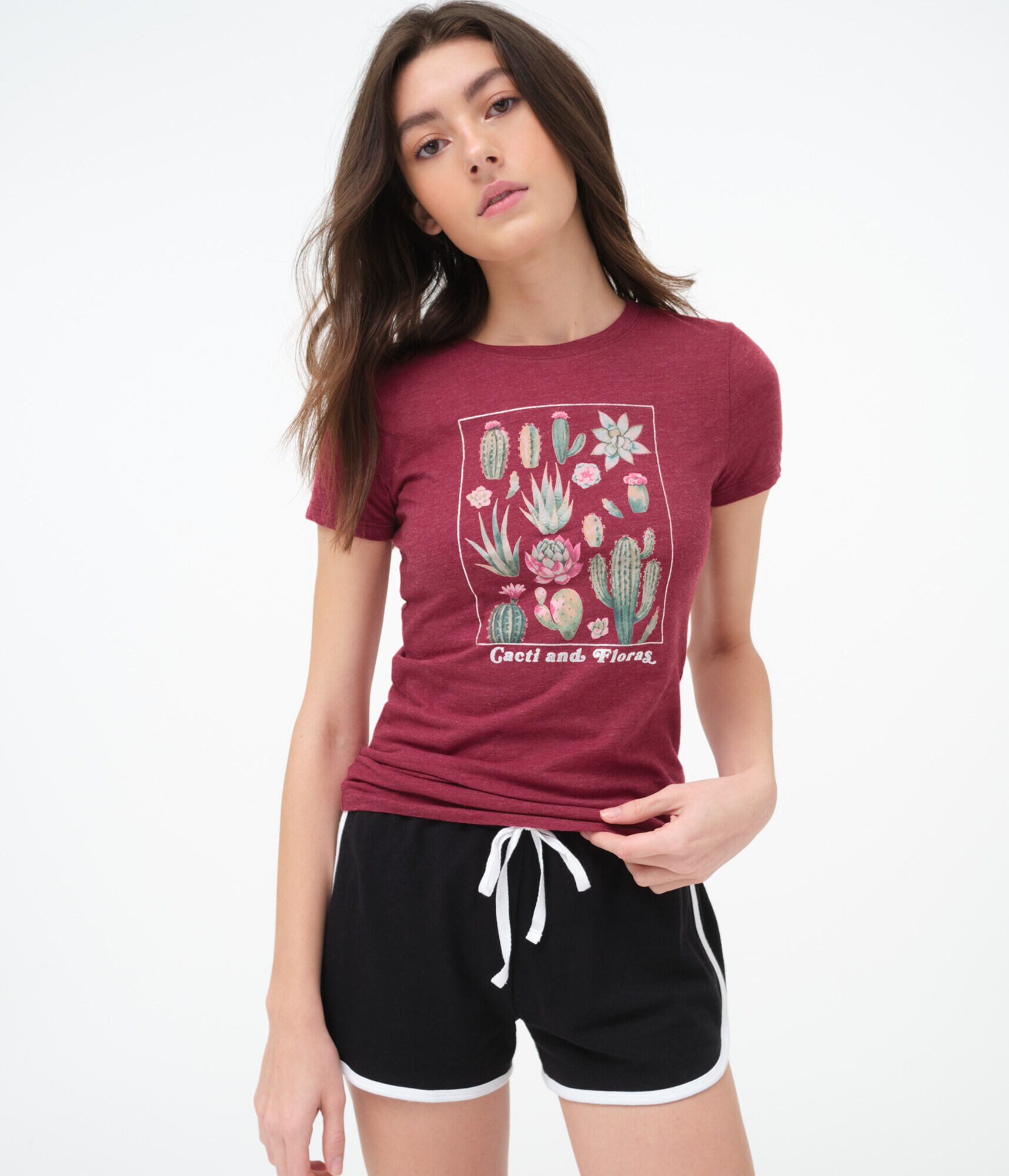 Cacti &amp; Floras Foil Graphic Tee