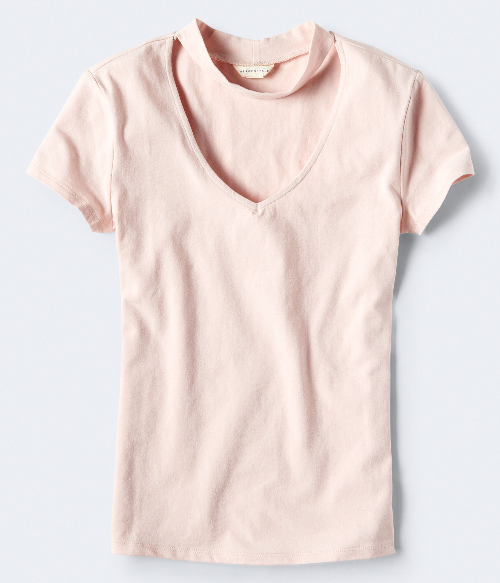 Solid Choker Bodycon Top