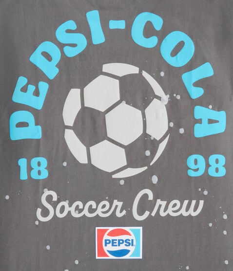 Pepsi Soccer Crew Relaxed Graphic Tee Pepsi Soccer Crew Relaxed Graphic Tee