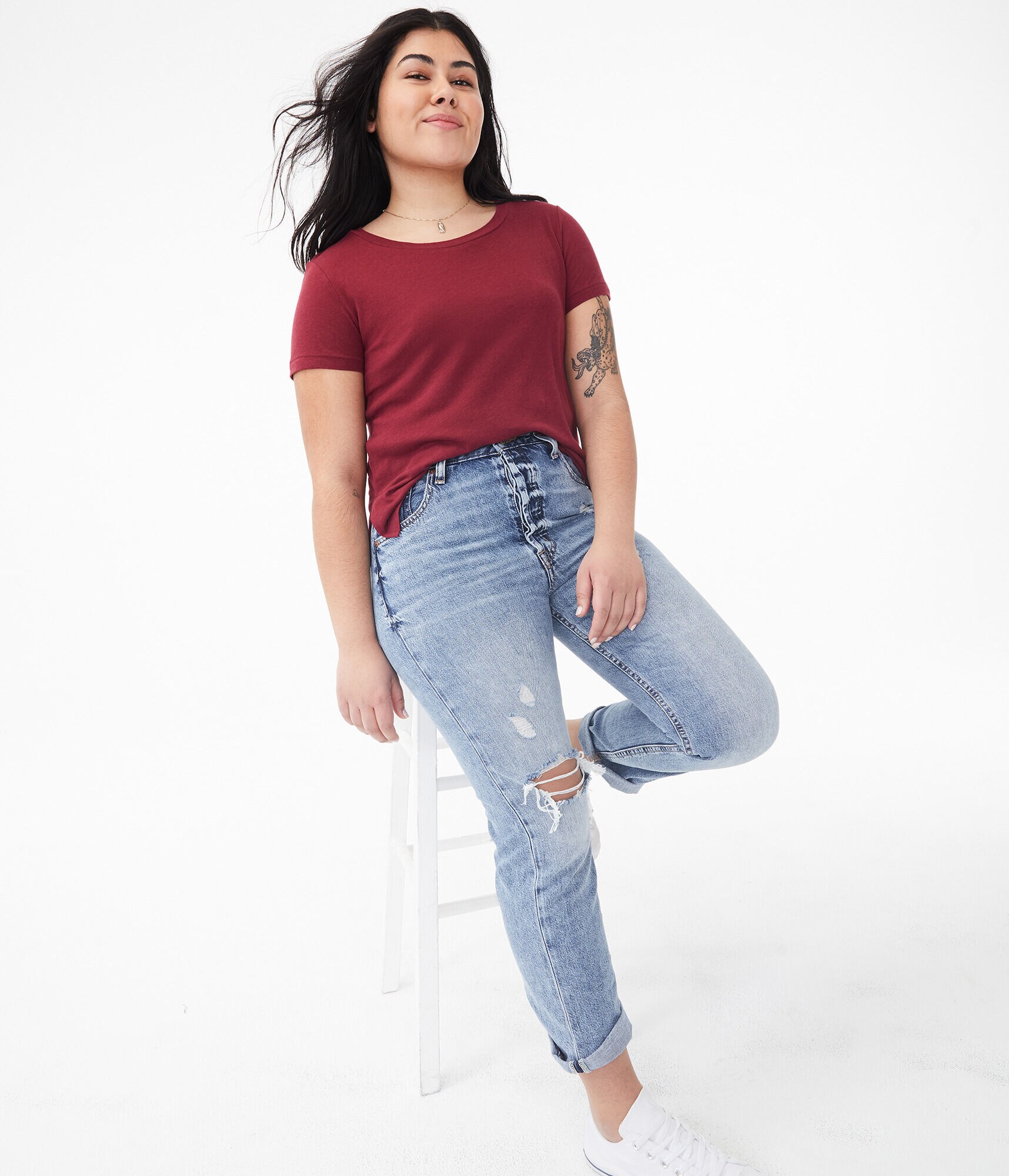 Perfect Cotton Crew Tee