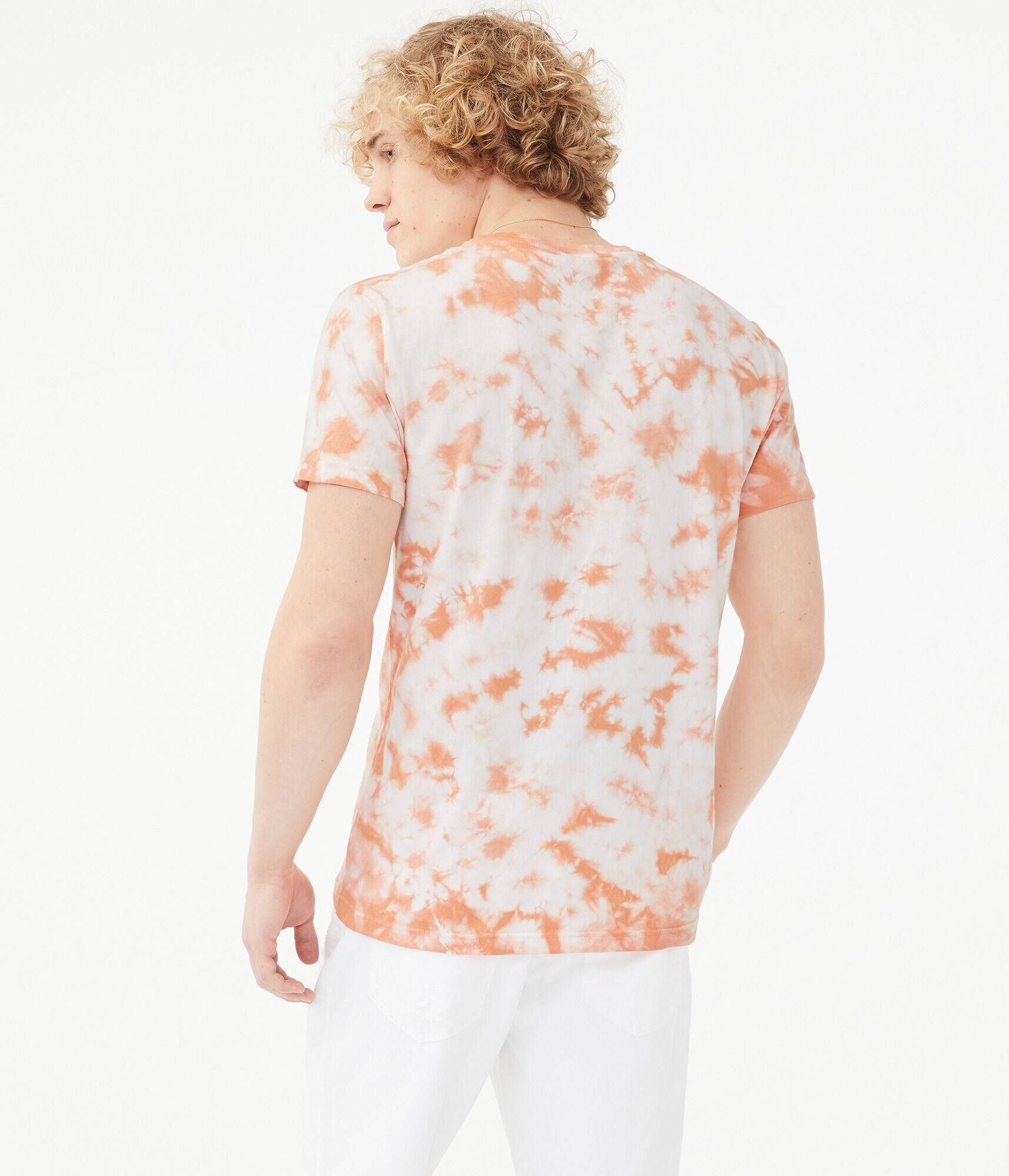 Tiki Mask Tie-Dye Graphic Tee