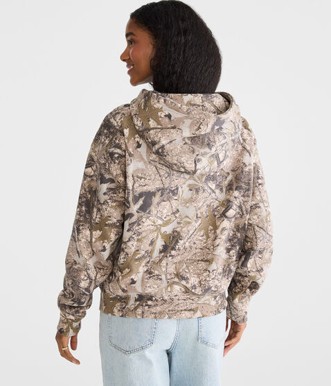 Forest Camo Boxy Pullover Hoodie Forest Camo Boxy Pullover Hoodie