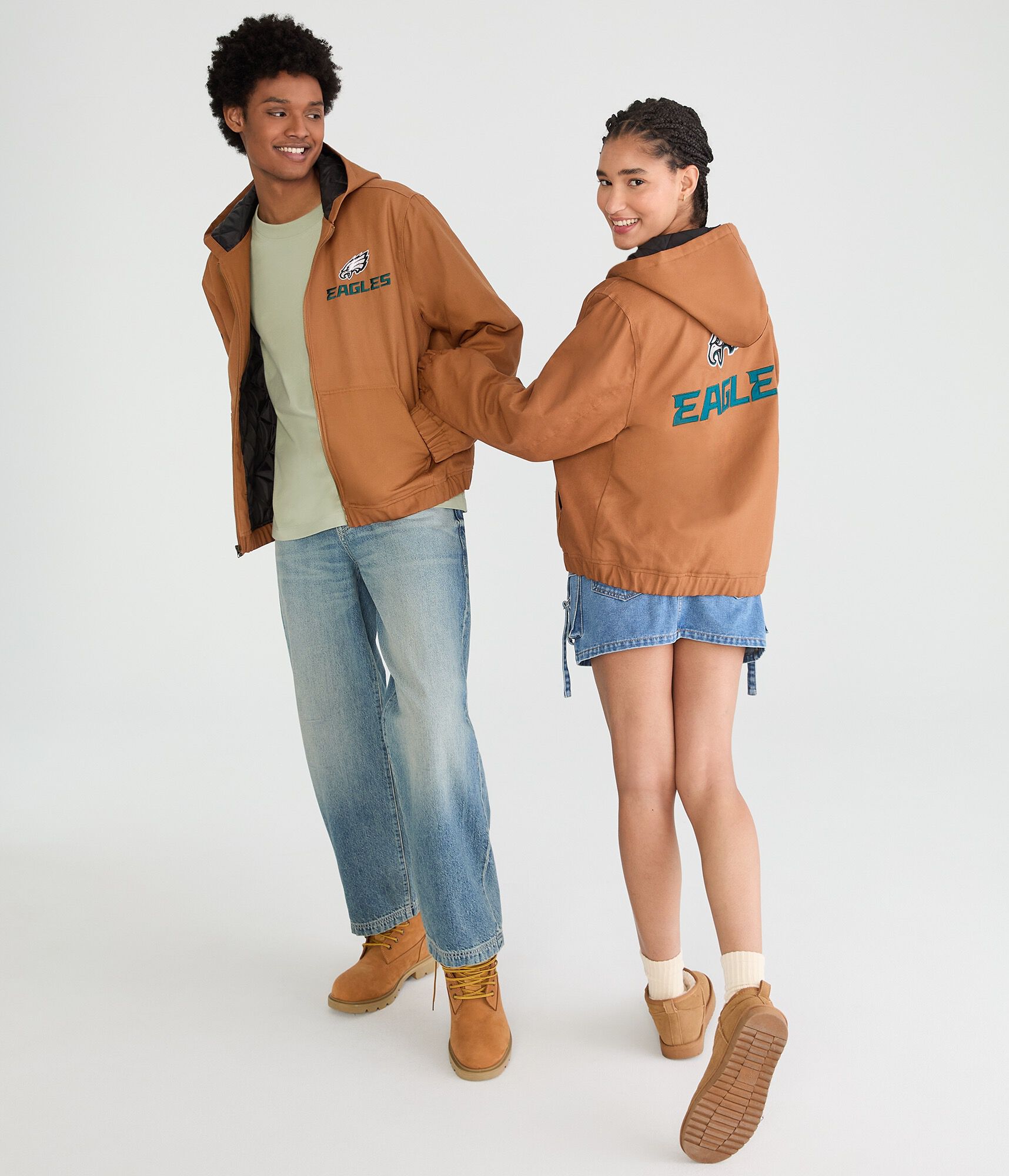 Philadelphia Eagles Hooded Workwear Jacket