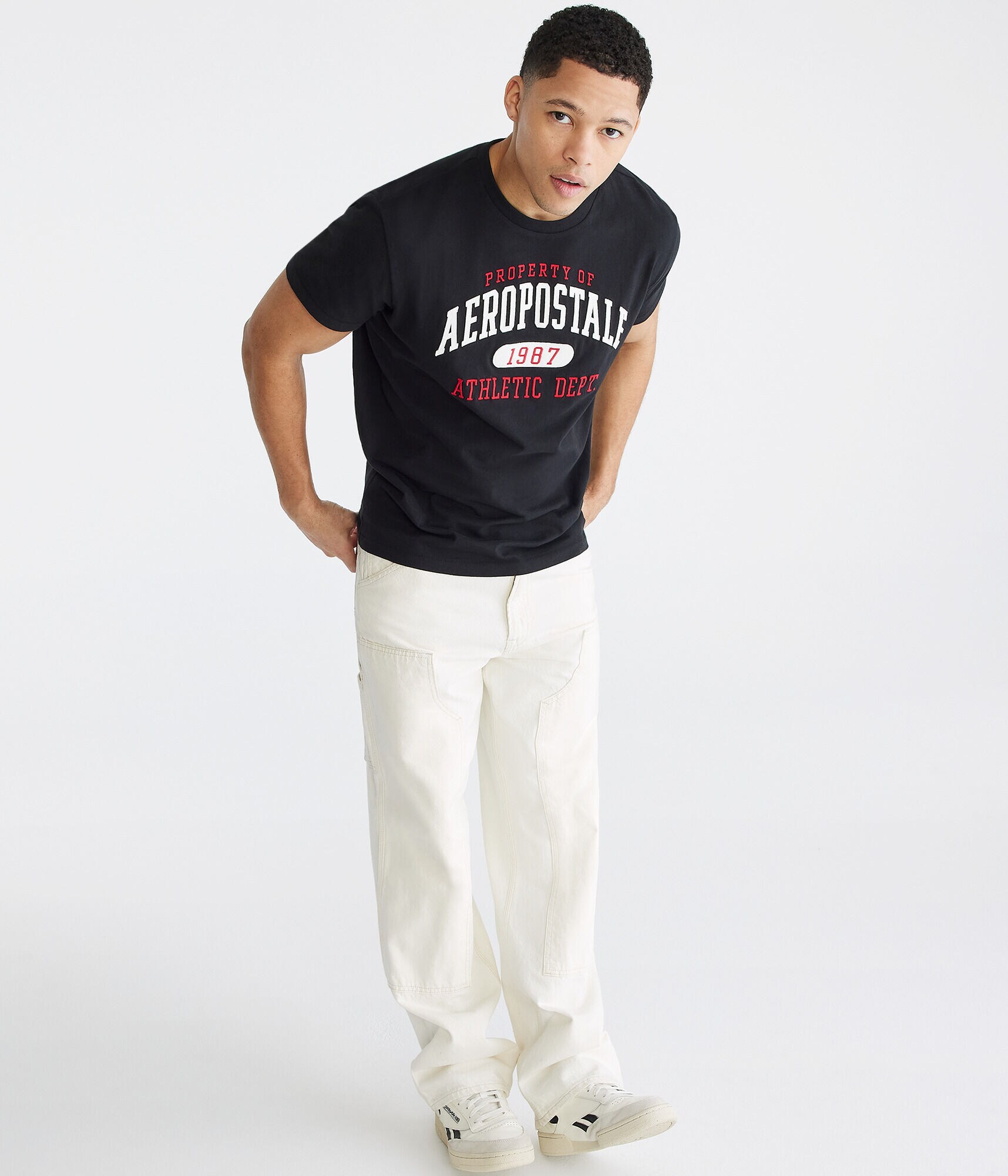 Aeropostale Athletic Dept Appliqu&eacute; Graphic Tee