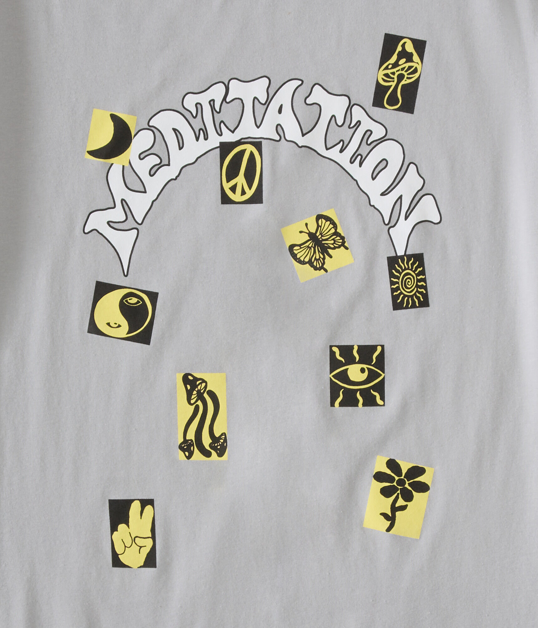 Meditation Icons Graphic Tee