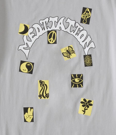 Meditation Icons Graphic Tee Meditation Icons Graphic Tee