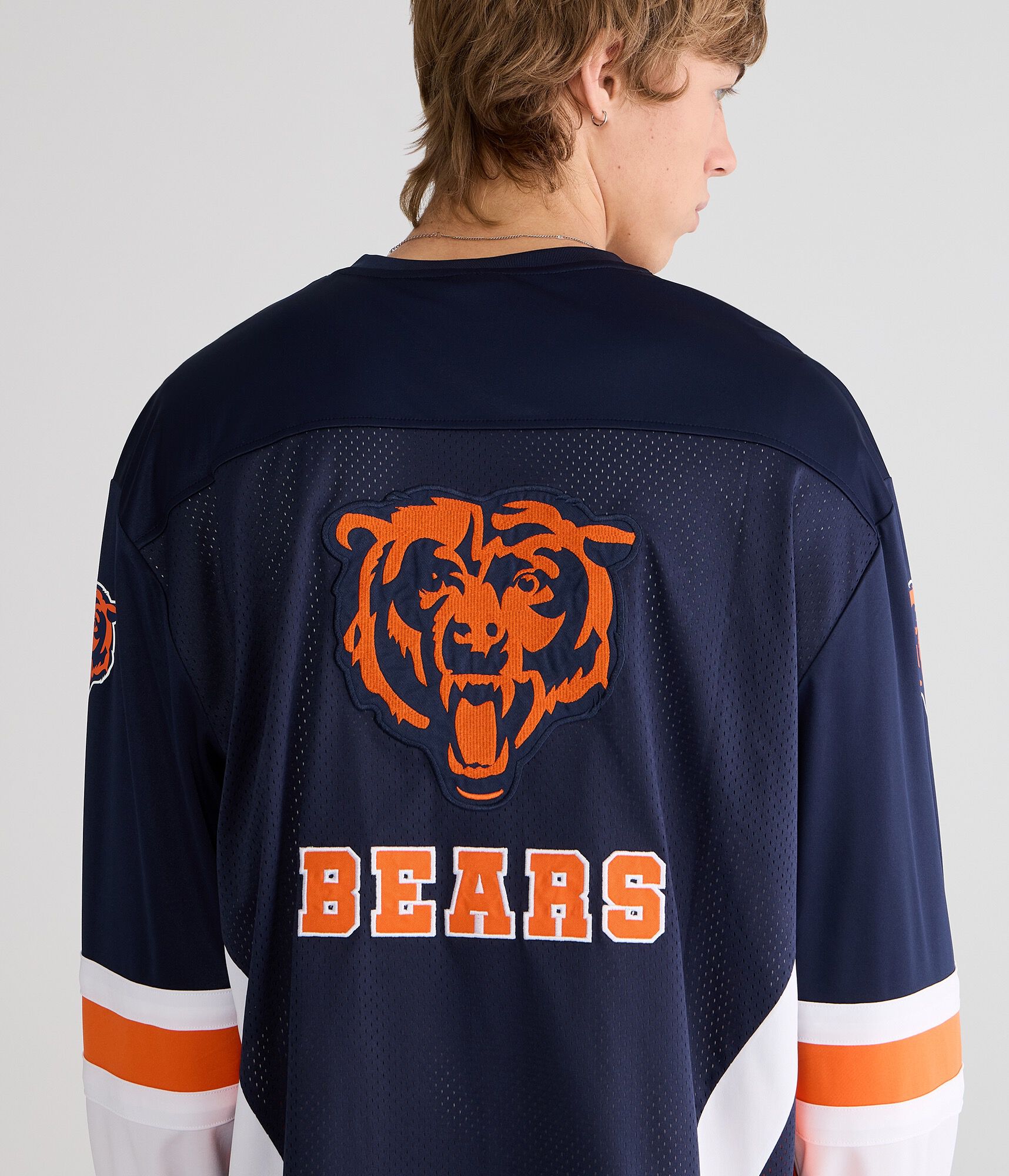 Long Sleeve Chicago Bears Mesh Top