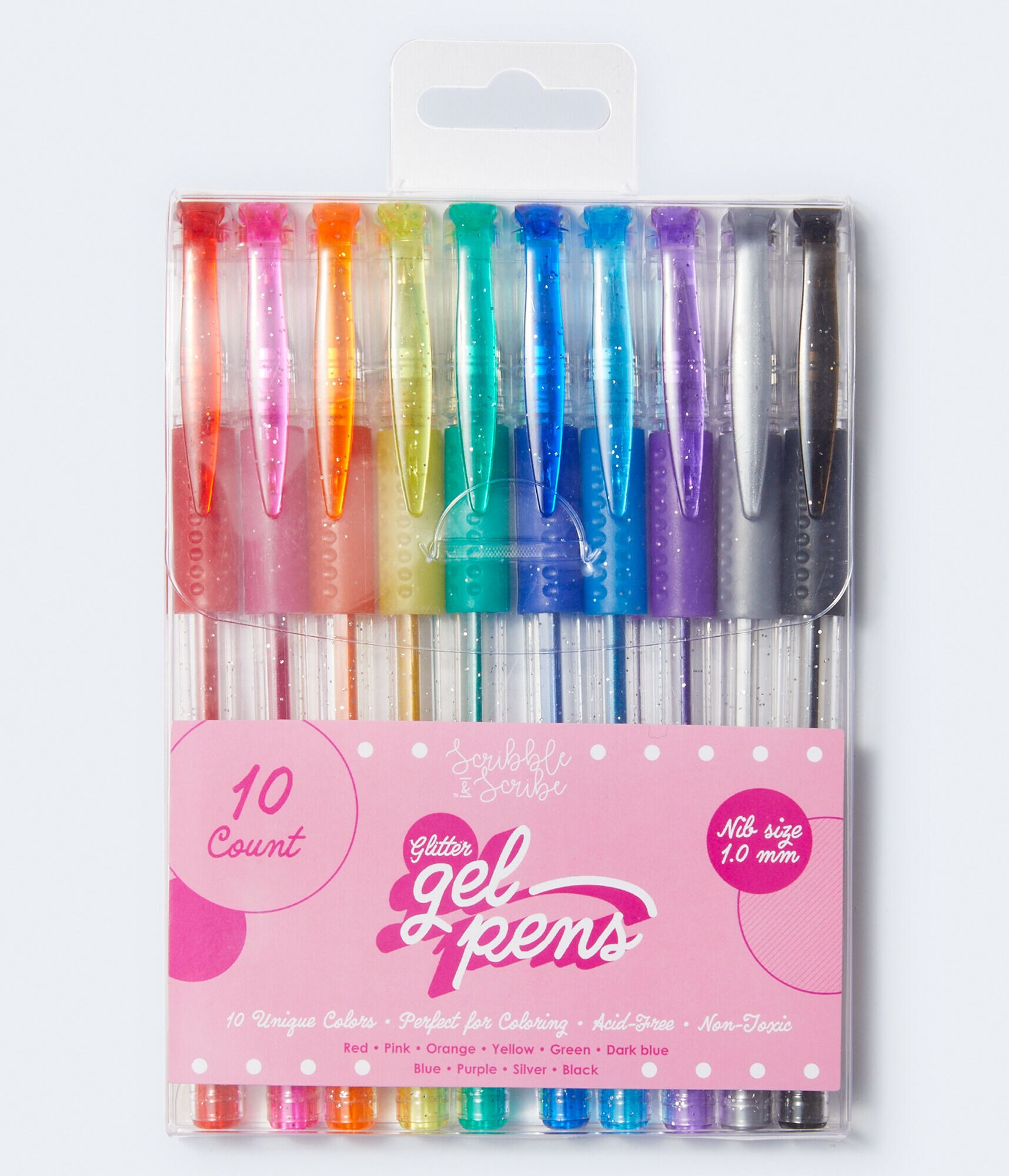 Multicolor Gel Pen 10-Pack