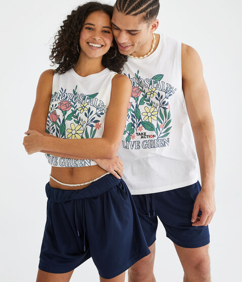 AERO | GLOBAL CITIZEN® Live Green Relaxed Muscle Tank