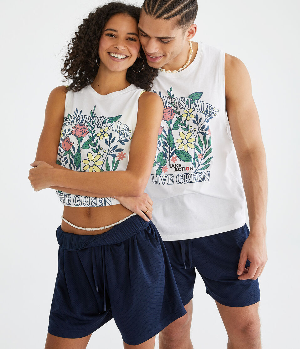 AERO | GLOBAL CITIZEN® Live Green Relaxed Muscle Tank