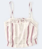 Stripe Crocheted Bubble Top