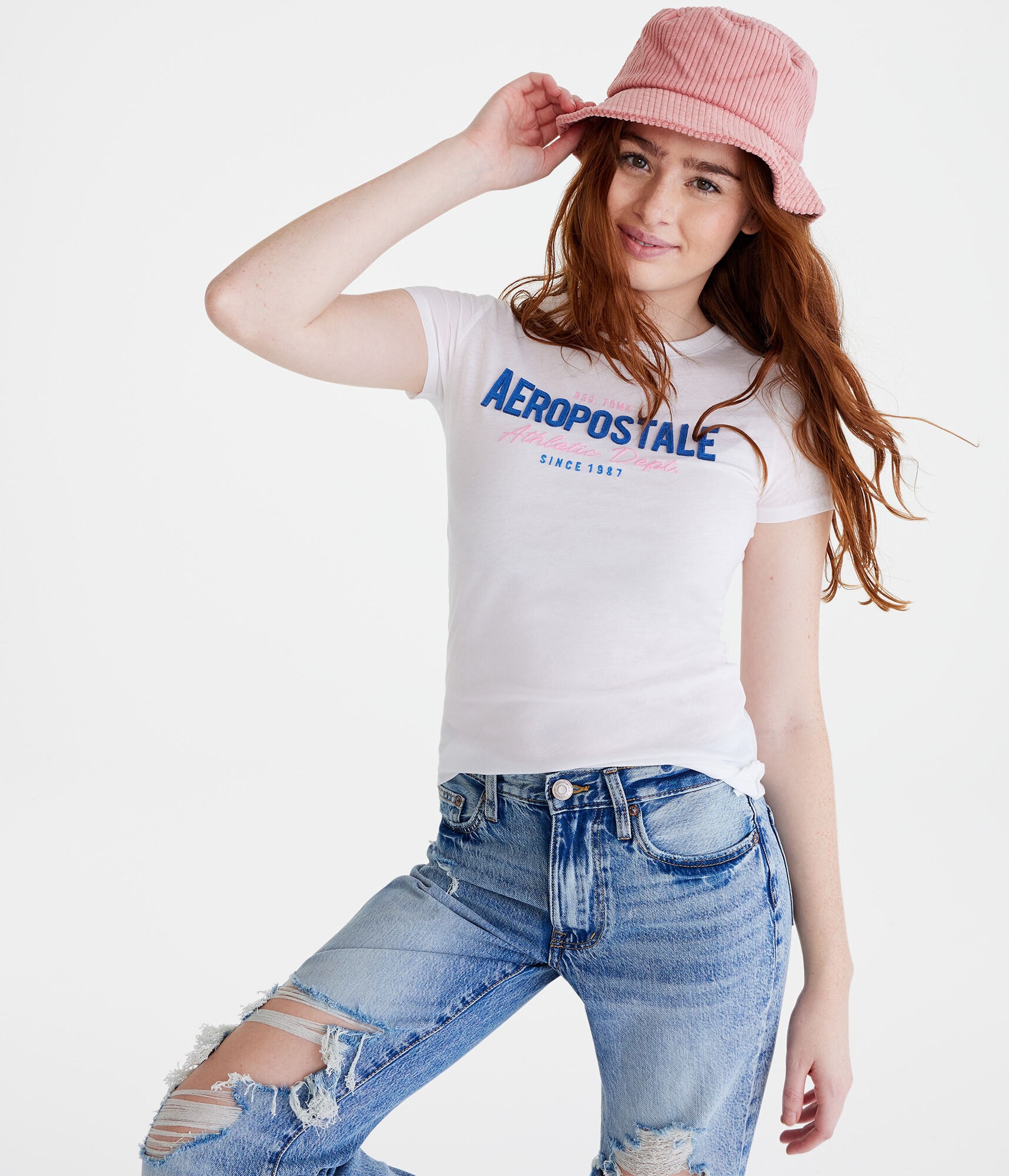 Aeropostale Athletic Dept Appliqu&eacute; Graphic Tee