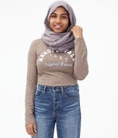 Long Sleeve Aeropostale Arch Graphic Tee