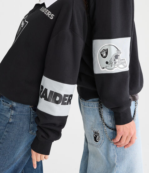 Las Vegas Raiders Rugby Sweatshirt Las Vegas Raiders Rugby Sweatshirt