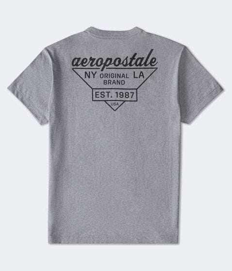 Aeropostale Triangle Logo Graphic Tee Aeropostale Triangle Logo Graphic Tee