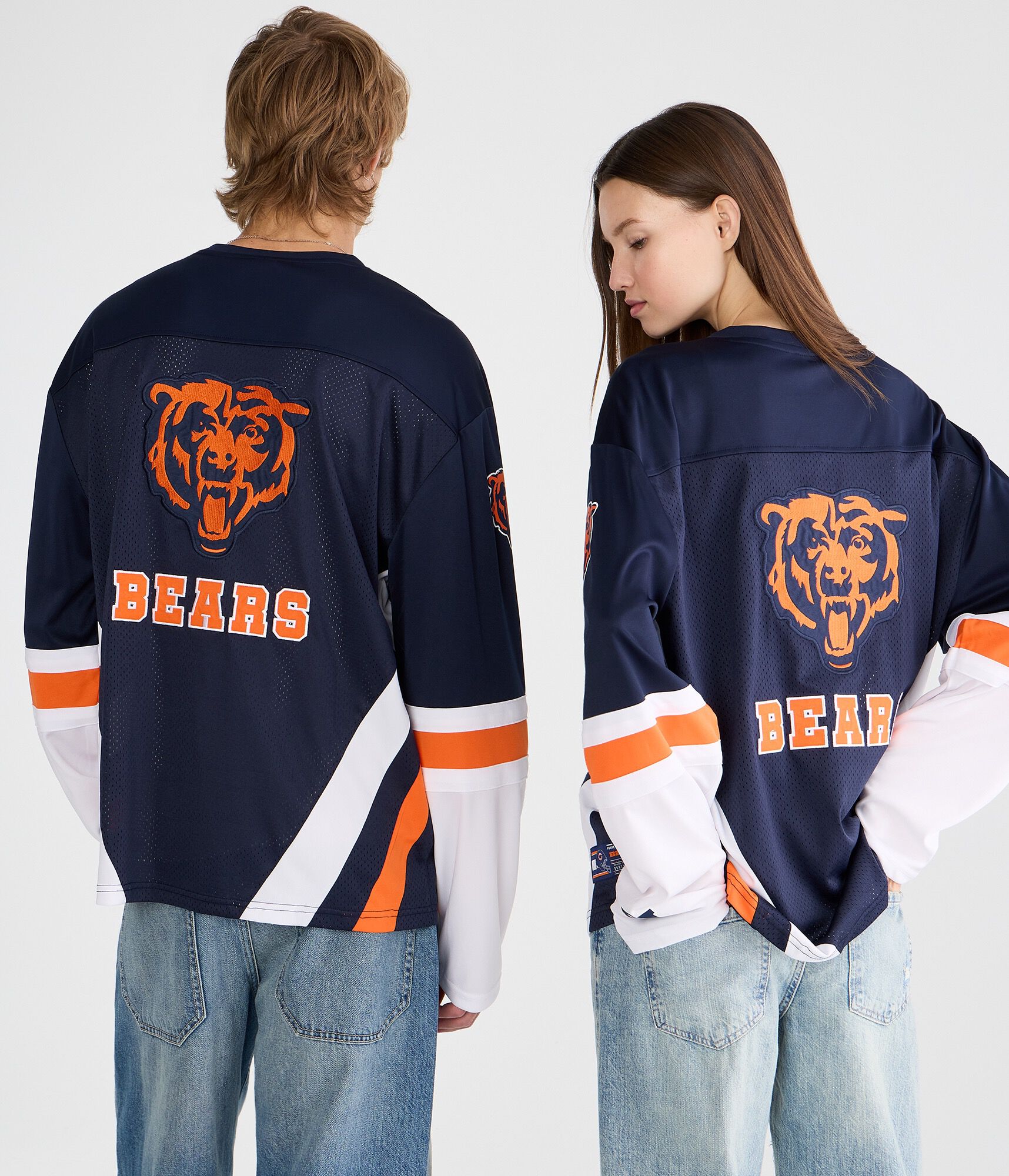 Long Sleeve Chicago Bears Mesh Top