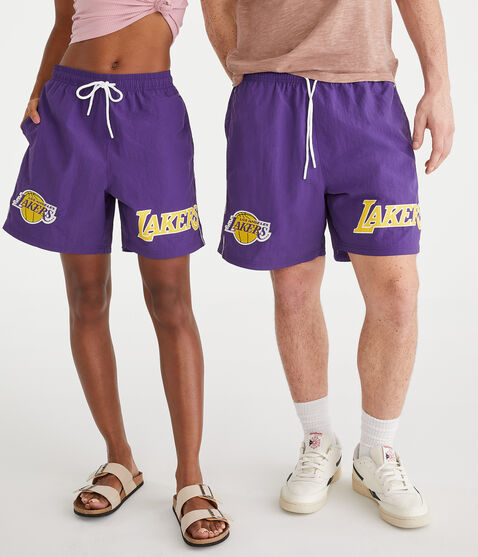 Los Angeles Lakers Nylon Shorts 6.5" Los Angeles Lakers Nylon Shorts 6.5"