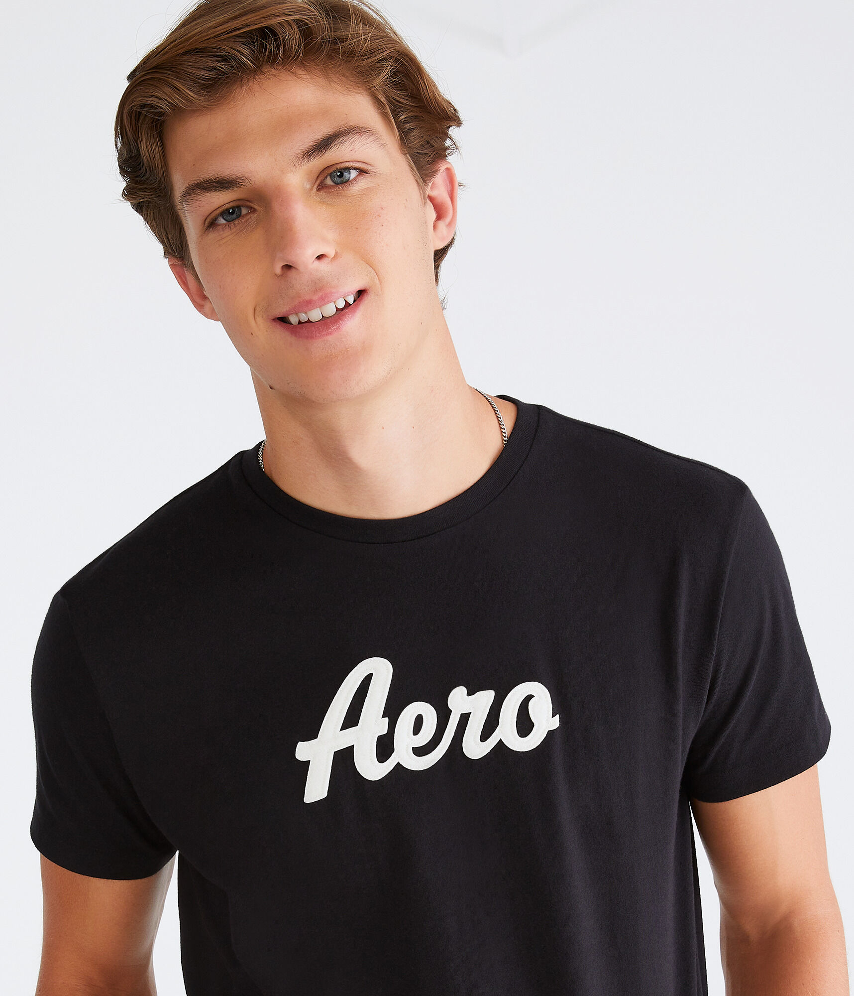 Aero Script Appliqu&eacute; Graphic Tee