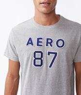 Aero 87 Logo Appliqué Graphic Tee