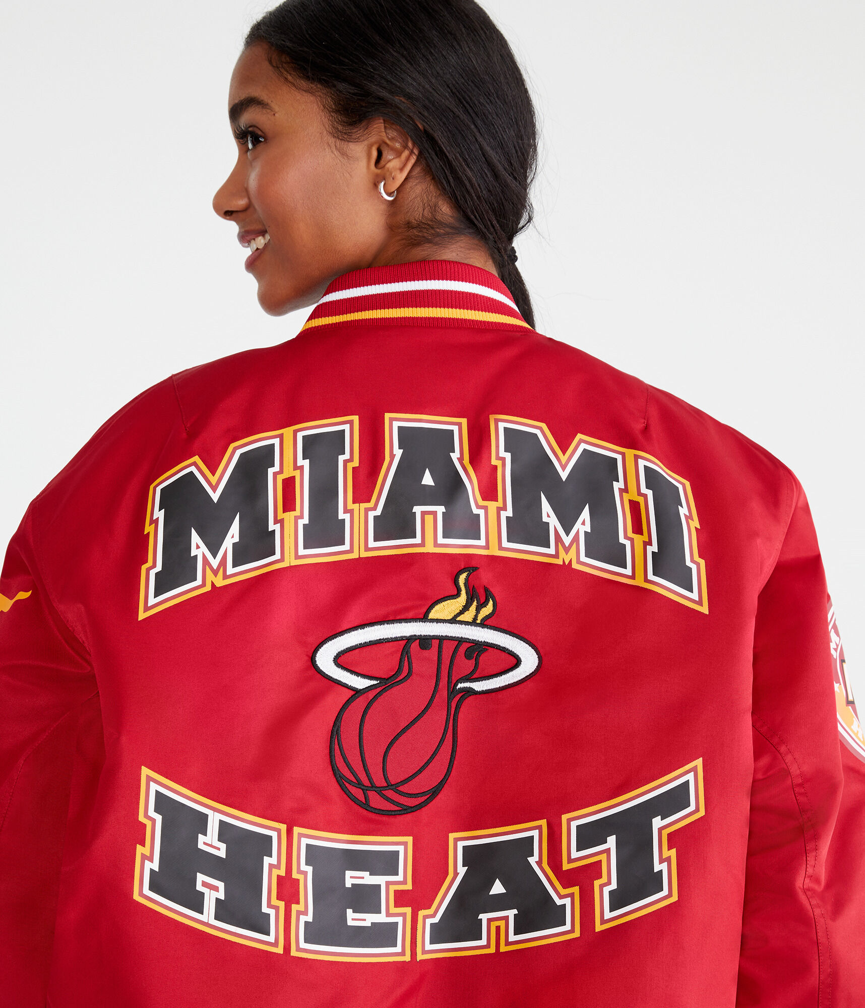 Miami Heat Basketball Bomber Jacket
