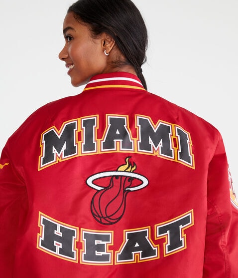Miami Heat Basketball Bomber Jacket Miami Heat Basketball Bomber Jacket