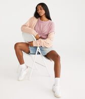 Long Sleeve Washed Loose Fit Crew Tee