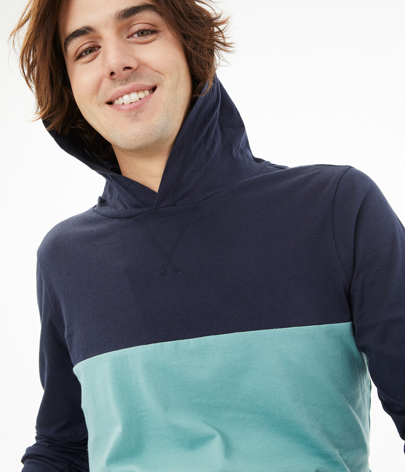Colorblock Pullover Hoodie