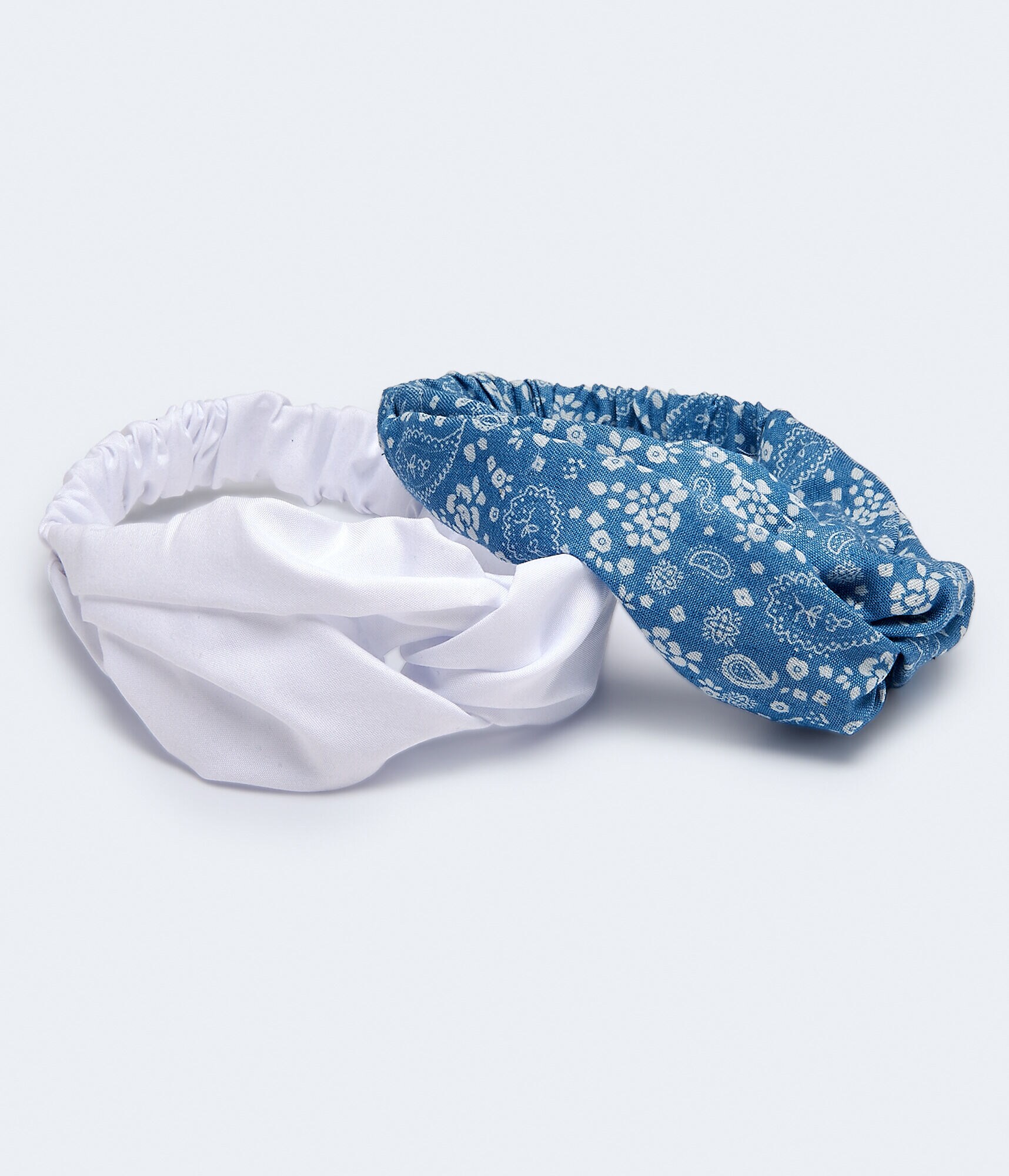 Paisley &amp; Solid Headband 2-Pack