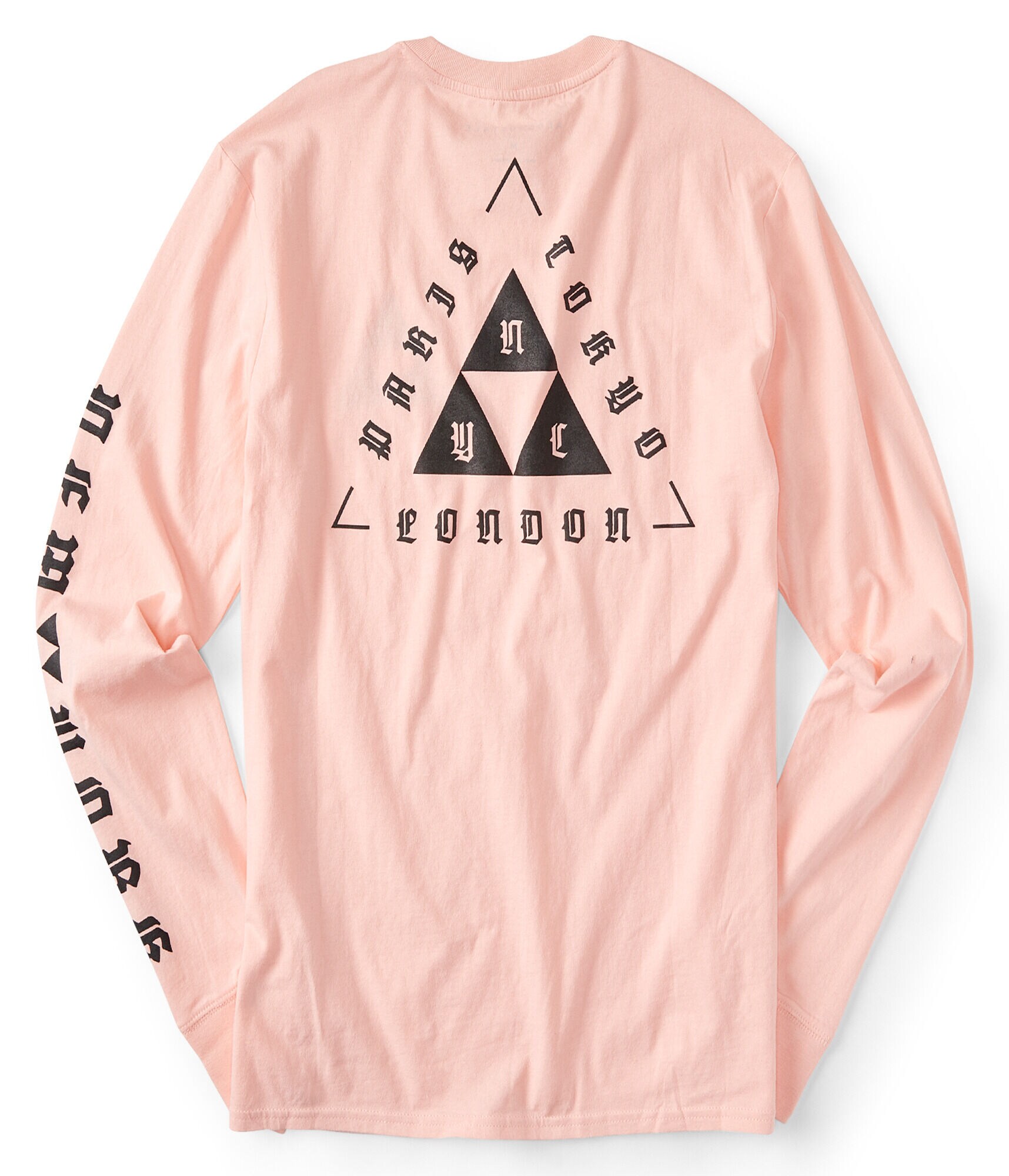 Long Sleeve Geometric Cities Graphic Tee
