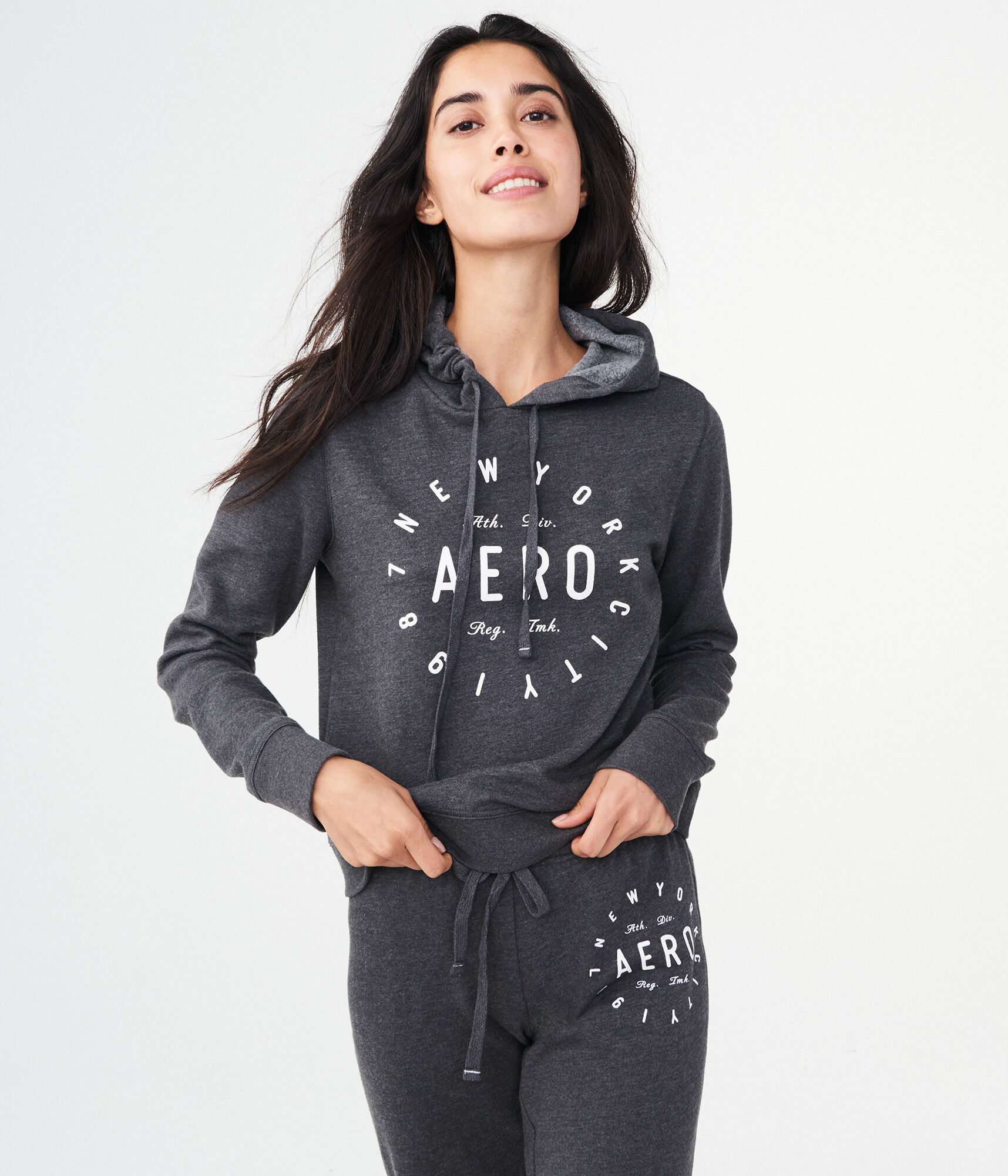 Aero New York Circle Pullover Hoodie