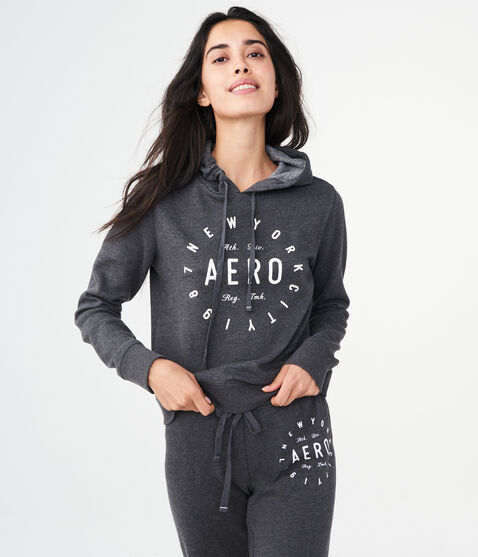 Aero New York Circle Pullover Hoodie