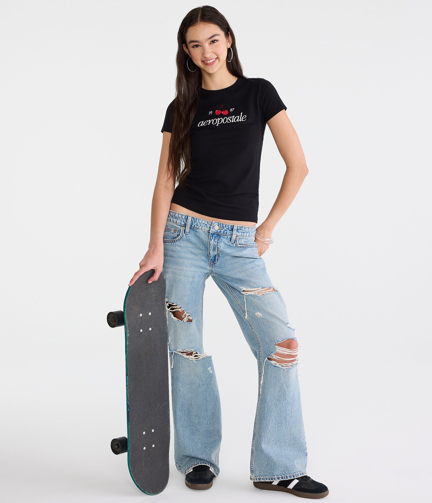 Aeropostale 1987 Cherries Graphic Tee