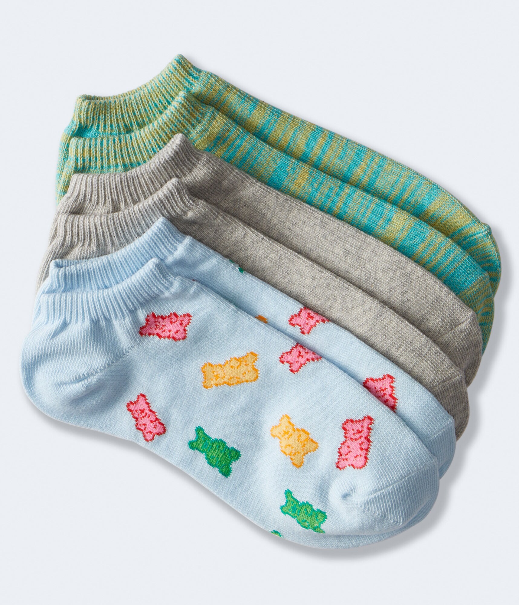 Gummy Bear Ankle Sock 3-Pack