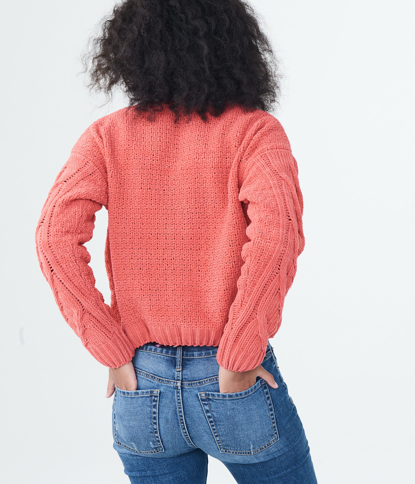 Cable Chenille Sweater
