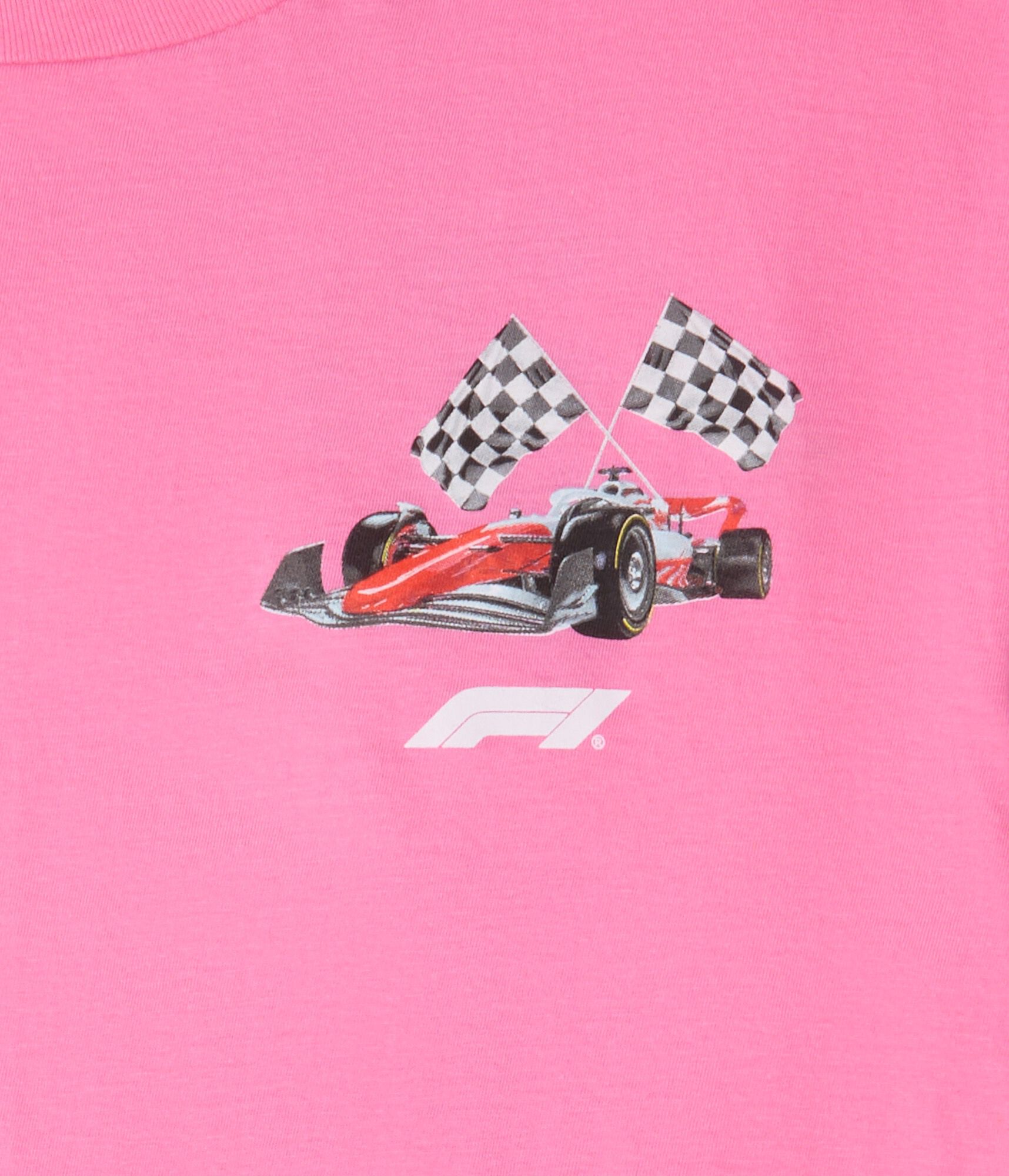 Formula 1 Checkered Flag Relaxed Graphic Tee