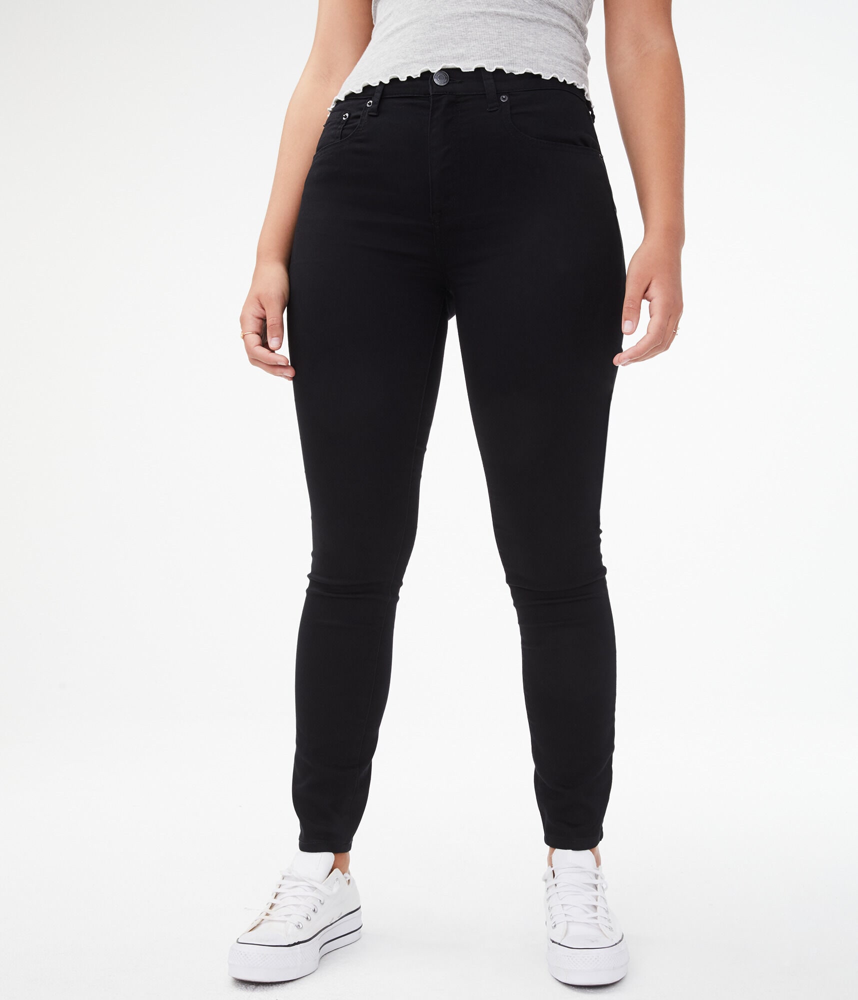 High waisted colored jeggings clearance