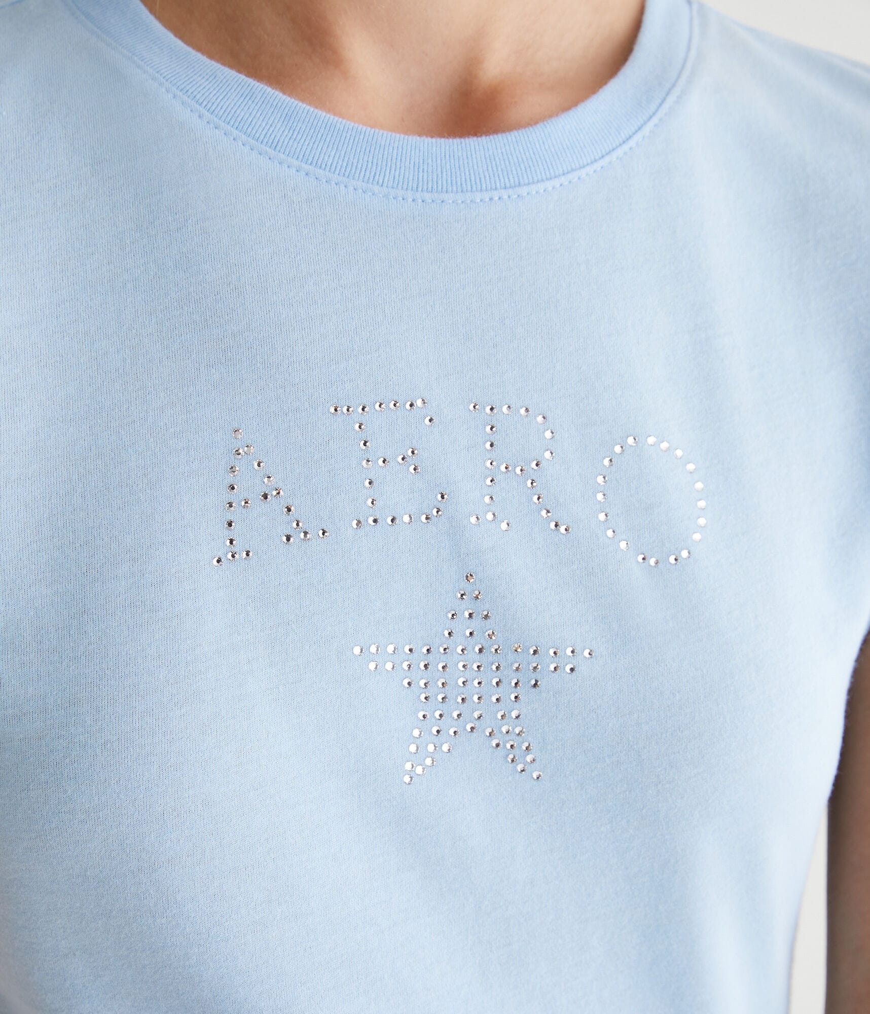 Aero Rhinestone Star Graphic Tee
