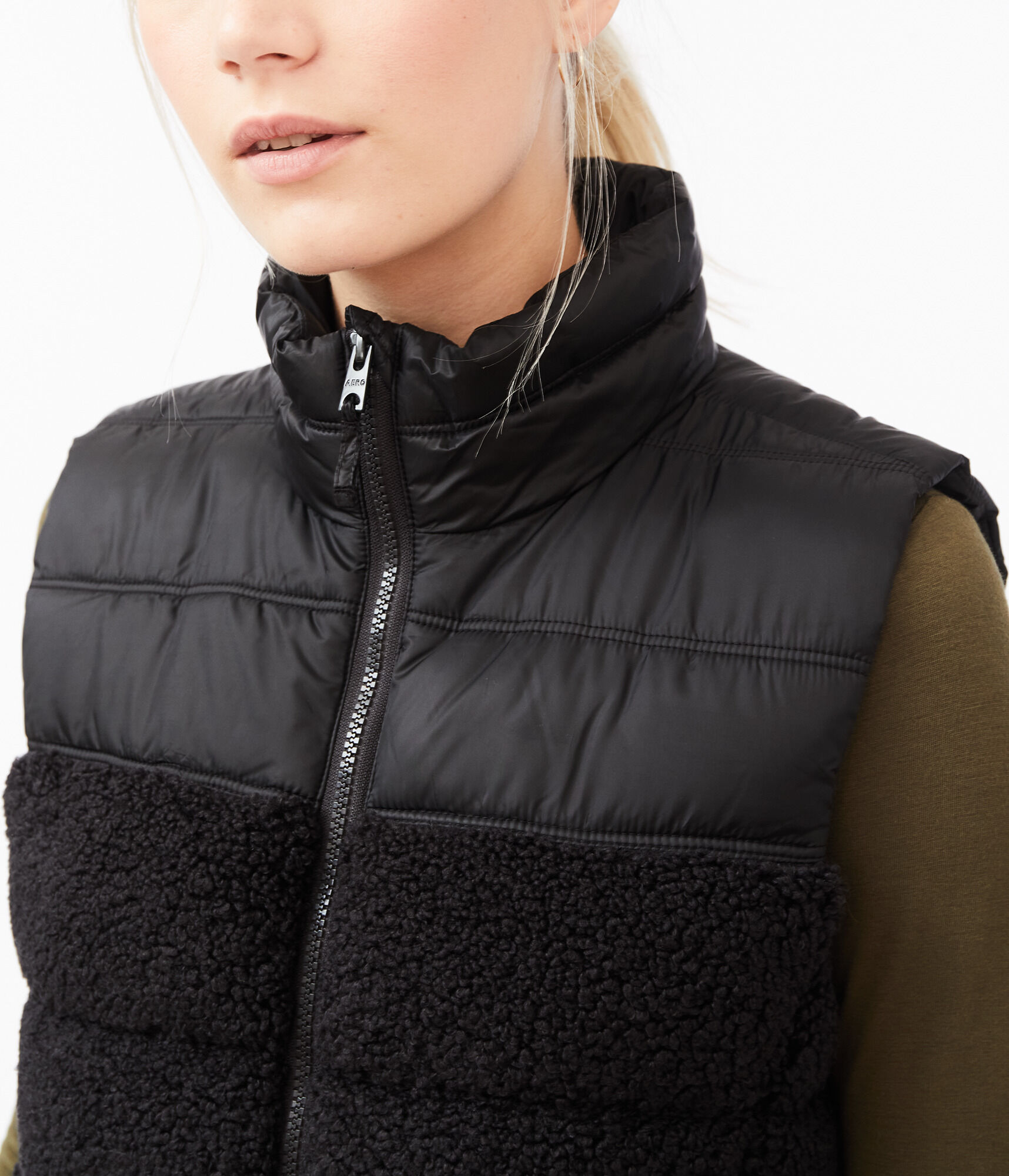 Puffer Sherpa Vest