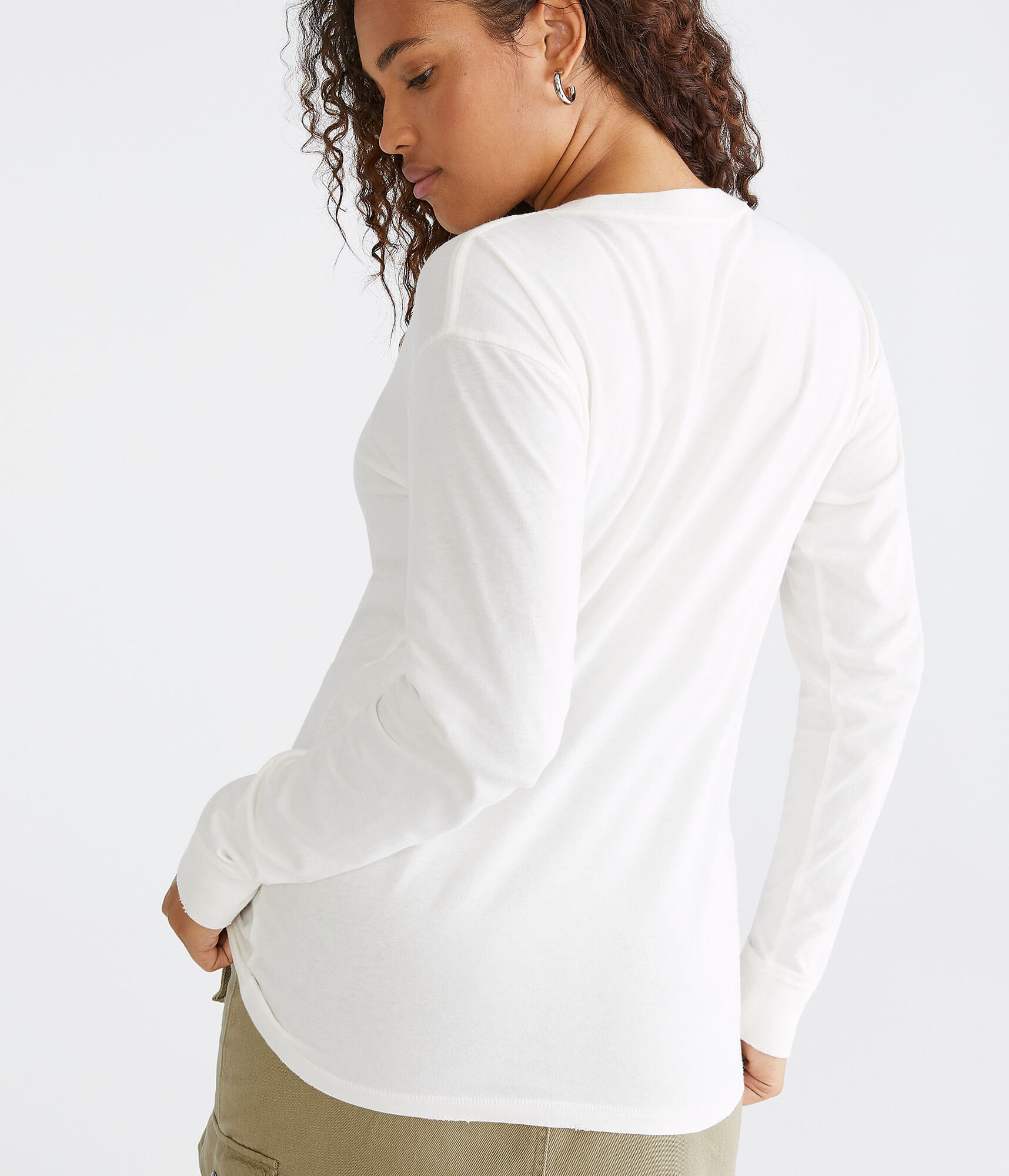 Long Sleeve Loose Fit Crew Tee