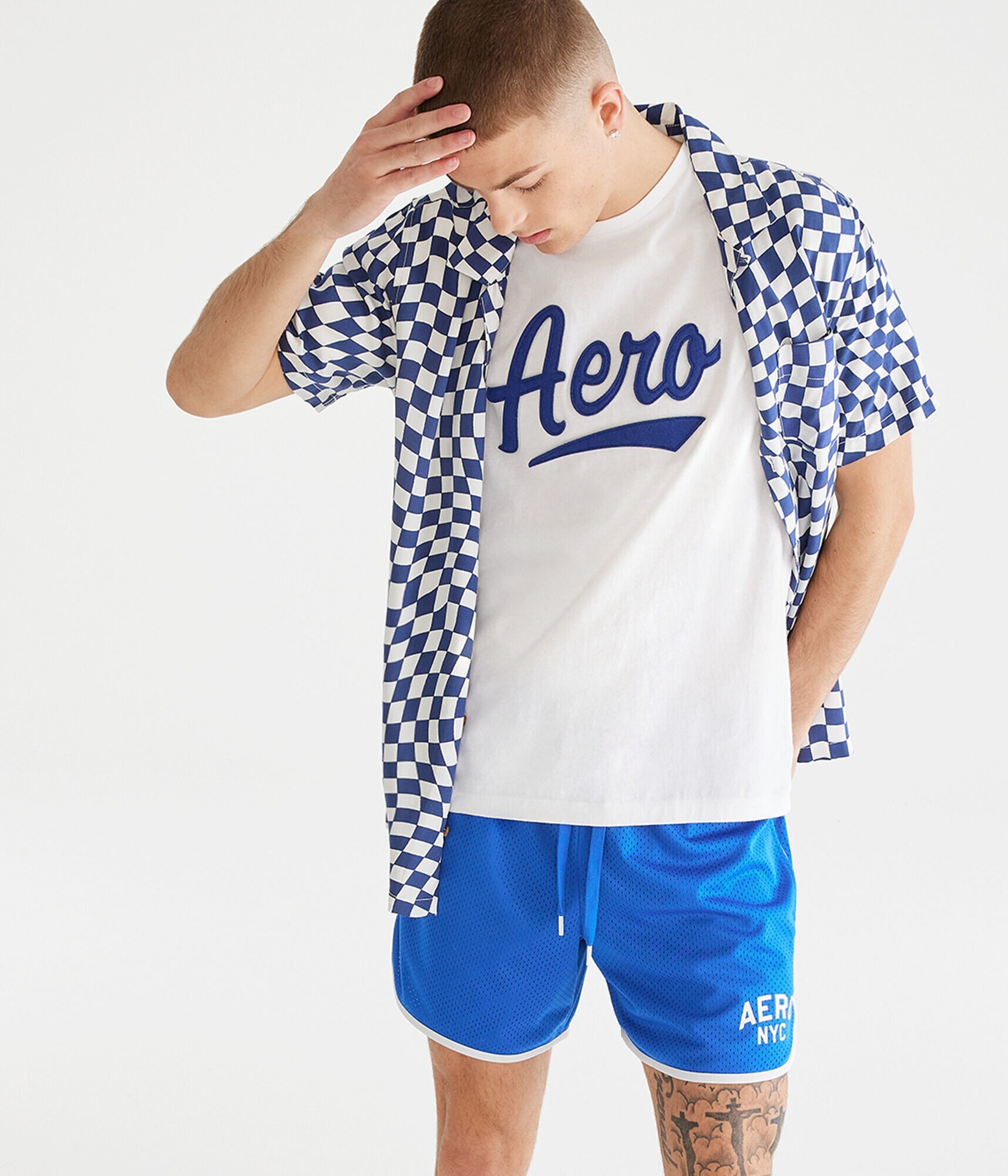 Aero Script Appliqu&eacute; Graphic Tee