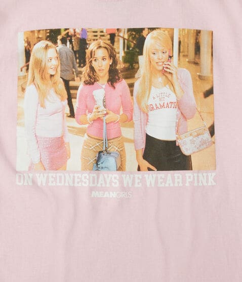 Mean Girls Wednesdays Oversized Graphic Tee