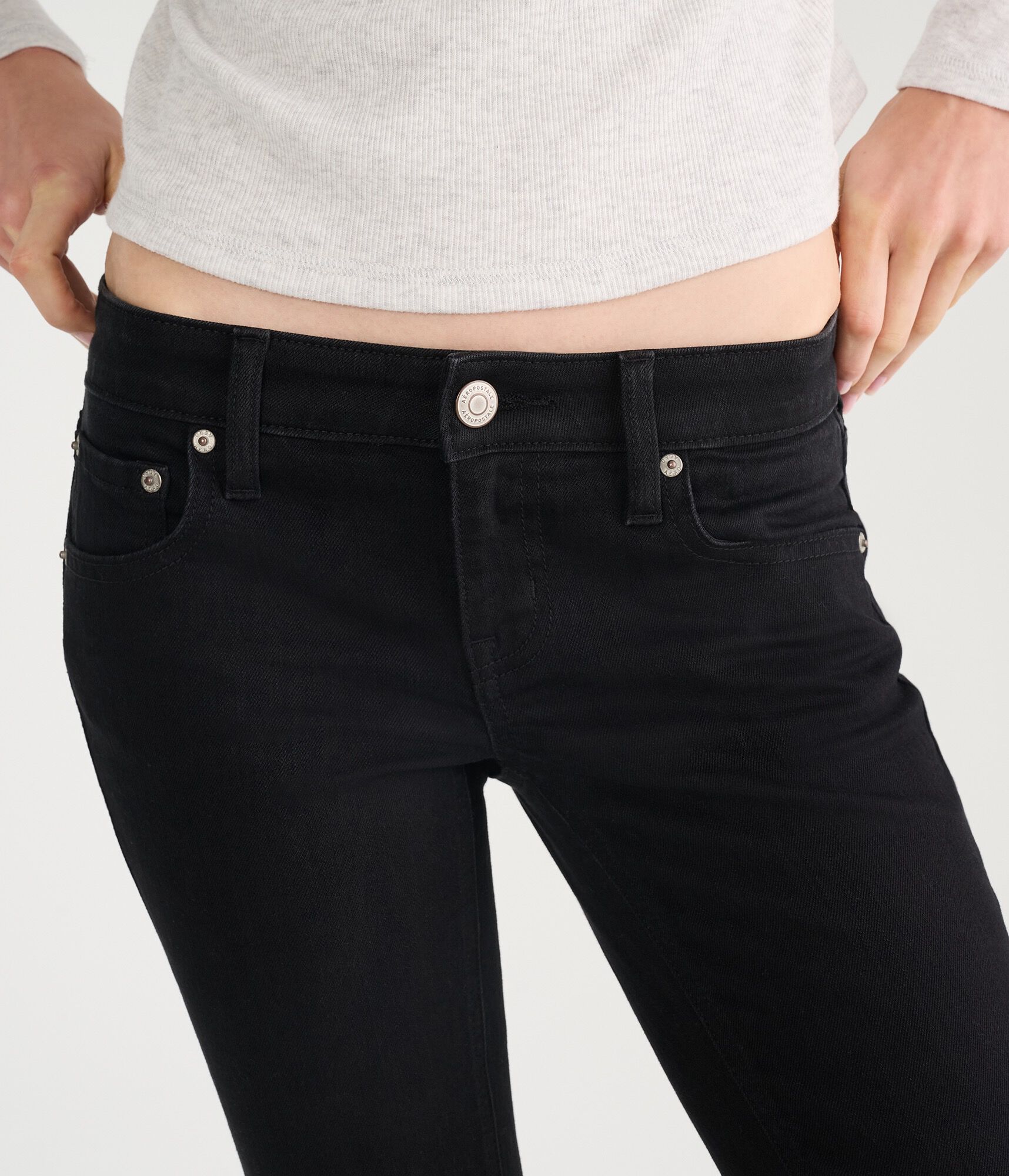 Low-Rise Flare Jean